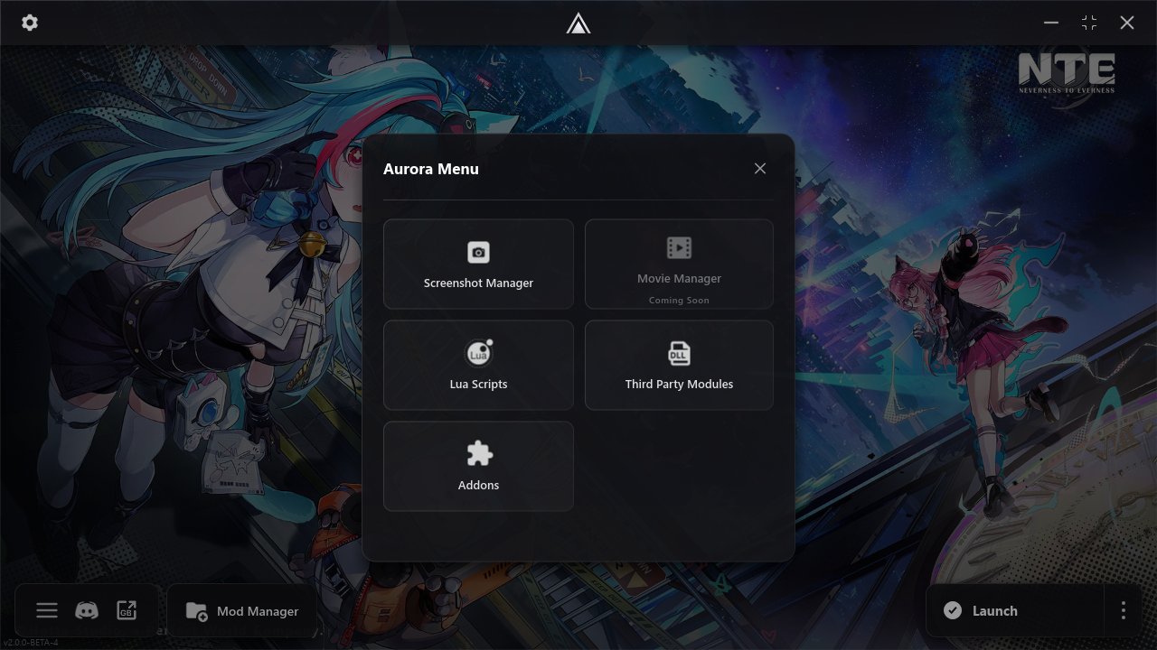 aurora_menu